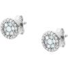 imageFossil Womens Sterling Silver or Stainless Steel Stud Earrings for WomenSilver Mosaic