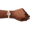 imageFossil Womens Virginia Quartz Stainless Steel ThreeHand WatchRose GoldHorn Acetate