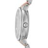 imageFossil Womens Virginia Quartz Stainless Steel ThreeHand WatchSilverPink