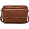 imageFossil Leather or Fabric Courier Messenger Bag for MenBennet Brown
