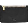 imageFossil Logan Zip Card Case Black with KeychainBlack With Keychain