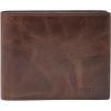 imageFossil Mens Derrick Bifold Coin Pocket WalletDark Brown