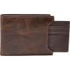 imageFossil Mens Derrick Leather Bifold Sliding 2in1 with Removable Card Case Wallet Dark Brown Model ML3685201Derrick Dark Brown