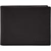 imageFossil Mens Derrick Leather RFIDBlocking Bifold Passcase with Removable Card Case WalletBlack