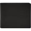 imageFossil Mens Derrick RFIDBlocking Leather Bifold Wallet with Flip ID Window for MenBlack