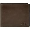 imageFossil Mens Derrick RFIDBlocking Leather Bifold Wallet with Flip ID Window for MenDark Khaki