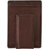 imageFossil Mens Ingram Leather Magnetic Card Case with Money Clip Wallet Brown Model ML3235200Ingram Brown