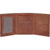 imageFossil Mens Ingram Leather Trifold with ID Window Wallet Brown Model ML3289200Quinn Brown