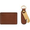 Brown Card Case & Keyfob Gift Set Brown Card Case & Keyfob Gift Set