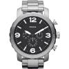 imageFossil Mens Nate Quartz Stainless Steel Chronograph WatchSilver