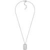 Silver Knox Knurled Dog Tag Silver Knox Knurled Dog Tag