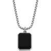 Silver/Black Agate Pendant Silver/Black Agate Pendant