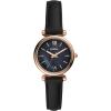 Black Leather/Rose Gold Black Leather/Rose Gold