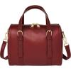 imageFossil Womens Carlie Satchel HandbagScarlet