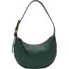 imageFossil Womens Harwell Leather Crescent Shoulder BagViridian W Studs