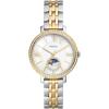 imageFossil Womens Jacqueline Quartz Stainless Steel ThreeHand WatchSilverGold Moonphase