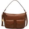 imageFossil Womens Jolie Leather Crossbody Purse Handbag for WomenMedium Brown