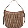 imageFossil Womens Jolie Leather Hobo Purse Handbag for WomenNeutral Woven