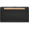imageFossil Womens Liza Leather Slim Bifold Wallet for WomenBlack W Gold