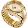 imageFossil Womens Quartz Stainless Steel TwoHand Watch RingGold