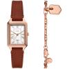 Red Leather/Rose Gold Gift Set Red Leather/Rose Gold Gift Set