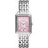imageFossil Womens Raquel Quartz Stainless Steel ThreeHand WatchSilverPink