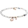 Rose Gold White Bead Rose Gold White Bead