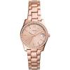 imageFossil Womens Scarlette Mini Quartz Stainless Steel ThreeHand Watch Color Rose Gold Glitz Model ES4318