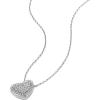 Sadie Silver-Tone Glitz Heart Sadie Silver-Tone Glitz Heart