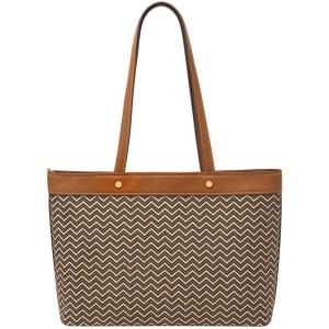 imageFossil Jessie Tote BagChevron Straw