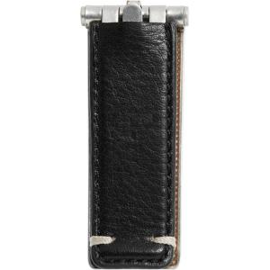 imageFossil Leather Leather Wrapped Hinged Money ClipBlack