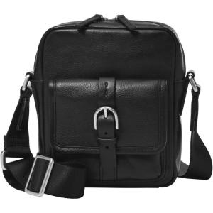 imageFossil Leather or Fabric Courier Messenger Bag for MenCamden Black Commuter