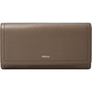 imageFossil Logan Flap Clutch Wallet Smoke