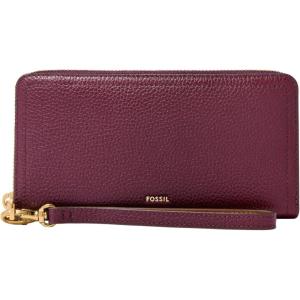 imageFossil Logan Zip Around Clutch Wallet NebulaBerry