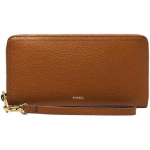 imageFossil Logan Zip Around Clutch Wallet NebulaSaddle