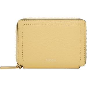imageFossil Logan Zip Card Case Black with KeychainDaze
