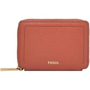 imageFossil Logan Zip Card Case Black with KeychainNebula