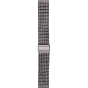 imageFossil Mens 22mm Dark Brown LiteHide Leather Watch BandSmoke Mesh