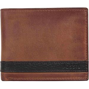 imageFossil Mens Bifold Coin Pocket WalletQuinn Brown