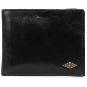 imageFossil Mens Bifold Passcase WalletBlack