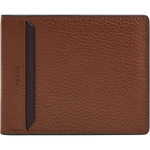 imageFossil Mens Bifold Passcase WalletHuntington Brown