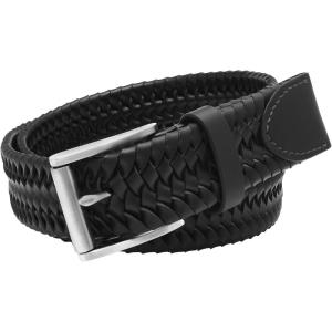 imageFossil Mens Black Leather BeltRhett Black