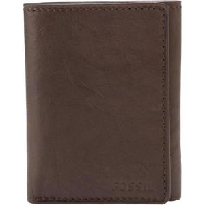 imageFossil Mens Ingram Leather Trifold with ID Window Wallet Brown Model ML3289200Ingram Brown