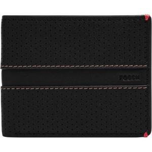 imageFossil Mens Leather Bifold Wallet with Flip ID Window for MenSport Tourer Black