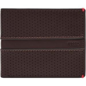 imageFossil Mens Leather Bifold Wallet with Flip ID Window for MenSport Tourer Mink Brown