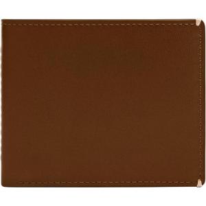 imageFossil Mens Leather Bifold Wallet with Flip ID Window for MenWestover Brown