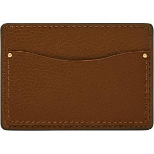imageFossil Mens Leather Slim Minimalist Card Case Front Pocket WalletAnderson Brown