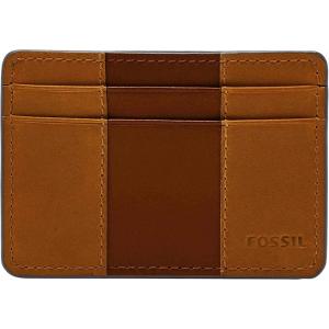 imageFossil Mens Leather Slim Minimalist Card Case Front Pocket WalletEverett Brown