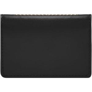 imageFossil Mens Leather Slim Minimalist Card Case Front Pocket WalletWestover Black Bifold