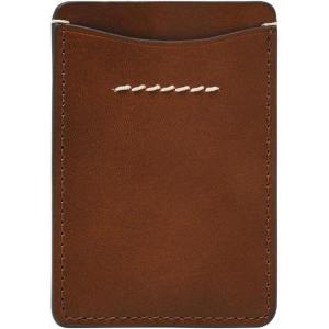 imageFossil Mens Leather Slim Minimalist Card Case Front Pocket WalletWestover Brown